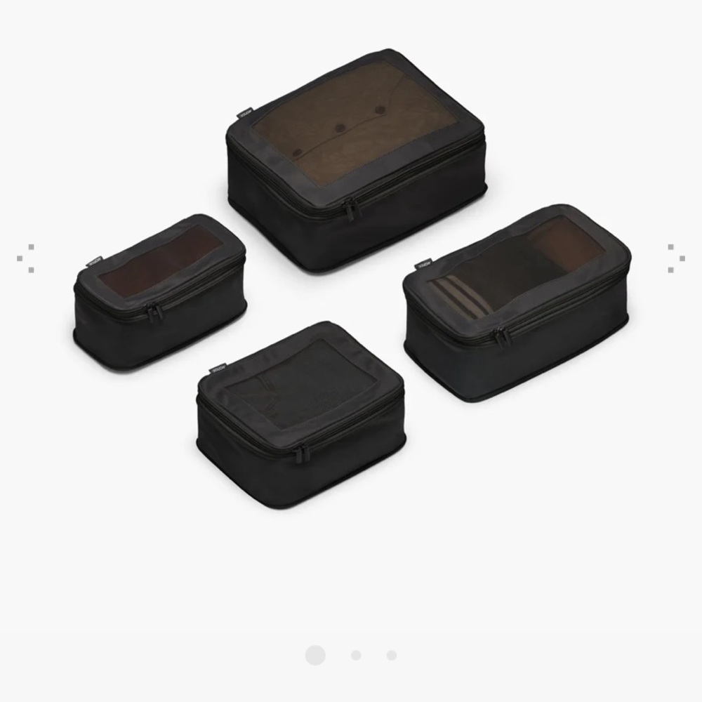 Monos Compressible Packing Cubes Black